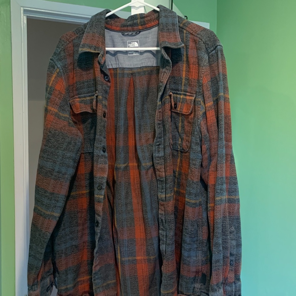 North Face XL Flannel